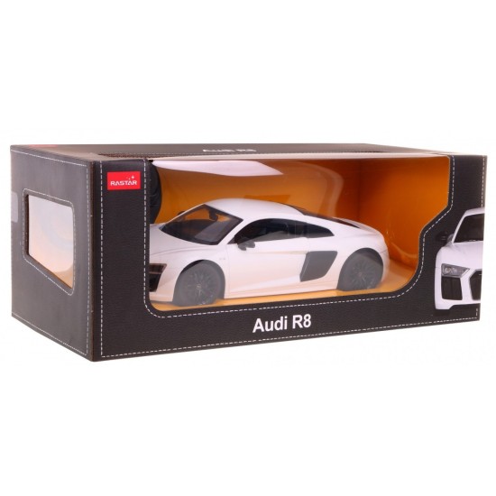 RASTAR RC Auto Audi R8 1:24 na diaľkové ovládanie, biele