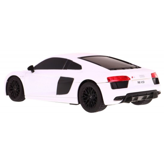 RASTAR RC Auto Audi R8 1:24 na diaľkové ovládanie, biele