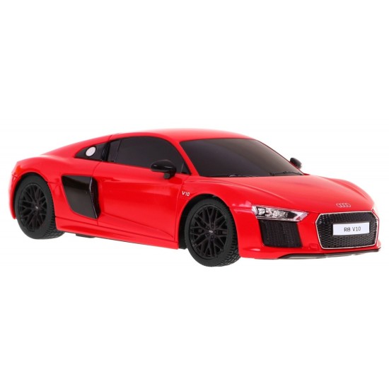 RASTAR RC Auto Audi R8 1:24 na diaľkové ovládanie, červené