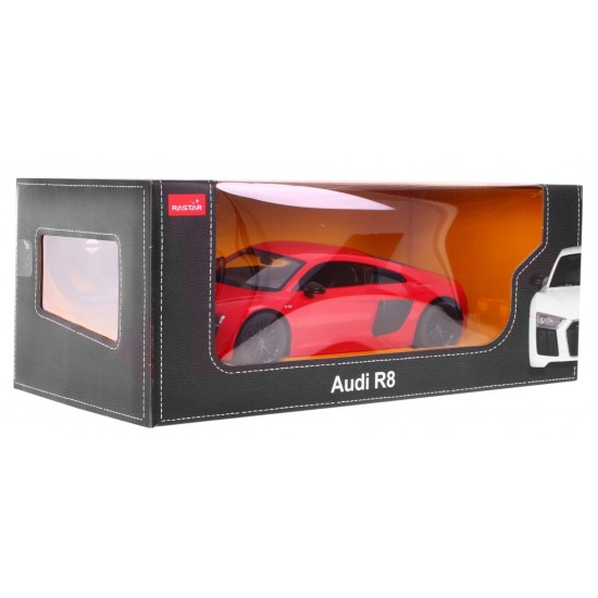 RASTAR RC Auto Audi R8 1:24 na diaľkové ovládanie, červené