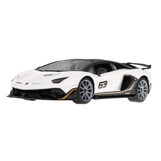 Rastar RC Auto Aventador SVJ Performance 1:14 na diaľkové ovládanie so svetlom, biele