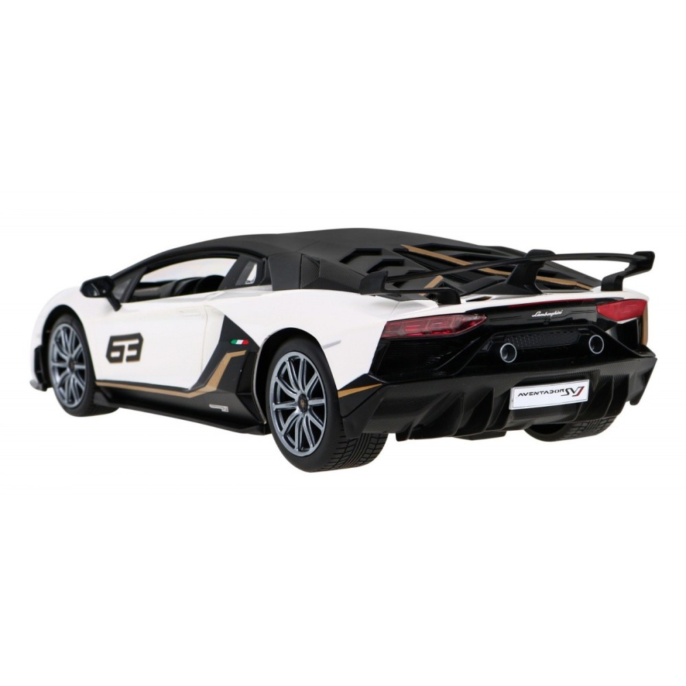 Rastar RC Auto Aventador SVJ Performance 1:14 na diaľkové ovládanie so svetlom, biele