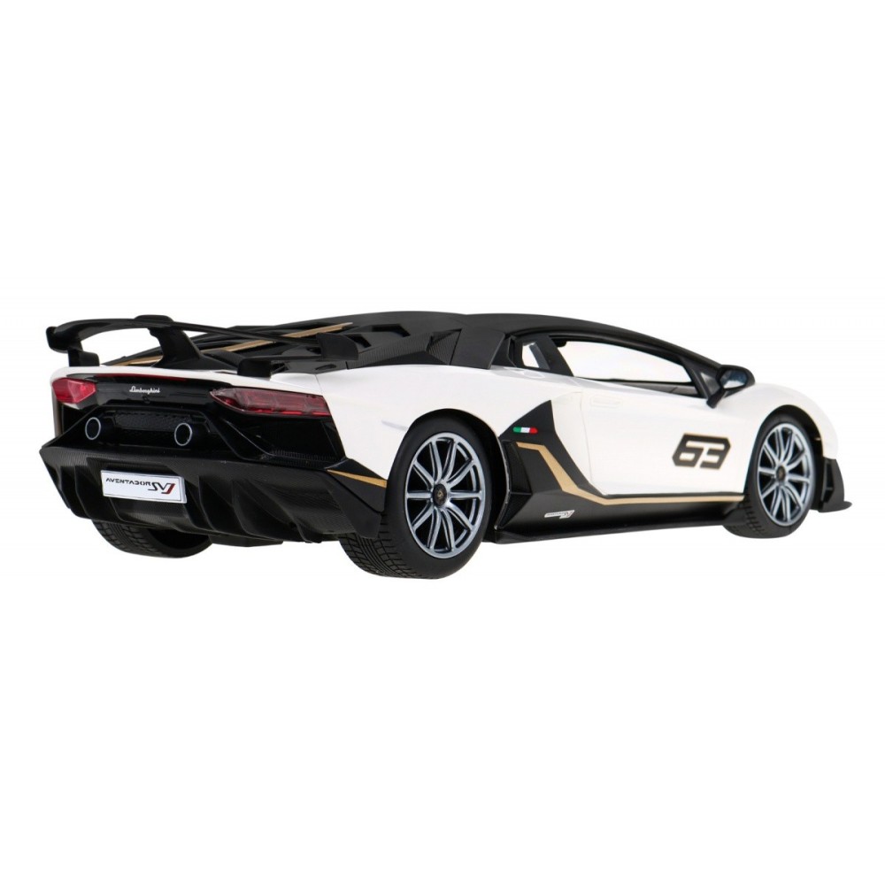 Rastar RC Auto Aventador SVJ Performance 1:14 na diaľkové ovládanie so svetlom, biele