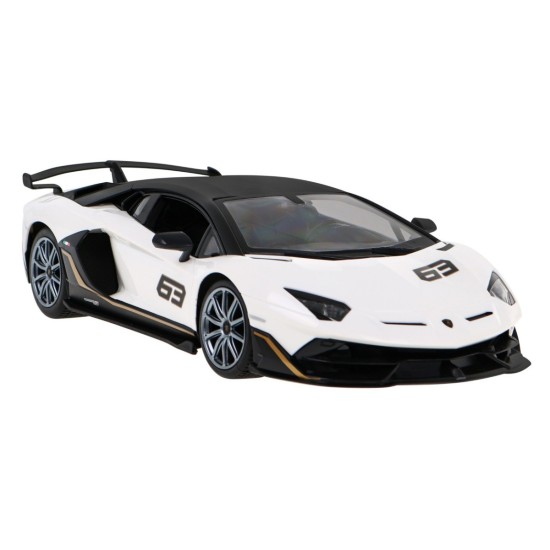 Rastar RC Auto Aventador SVJ Performance 1:14 na diaľkové ovládanie so svetlom, biele