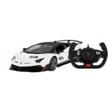 Rastar RC Auto Aventador SVJ Performance 1:14 na diaľkové ovládanie so svetlom, biele