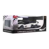 Rastar RC Auto Aventador SVJ Performance 1:14 na diaľkové ovládanie so svetlom, biele