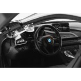 RASTAR RC Auto BMW i8 1:14 + Automatické Dvere na diaľkové ovládanie + LED svetlo, biele