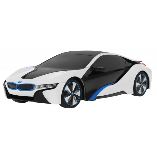 RASTAR RC Auto BMW i8 1:24 na diaľkové ovládanie + LED svetlá, biele