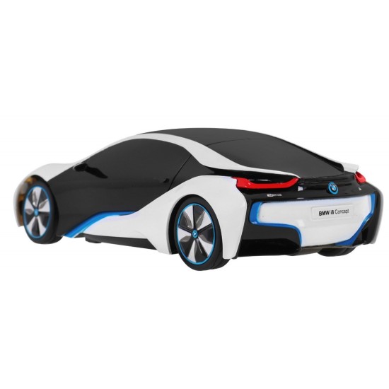 RASTAR RC Auto BMW i8 1:24 na diaľkové ovládanie + LED svetlá, biele