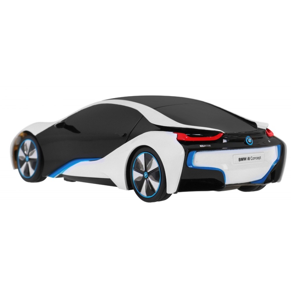 RASTAR RC Auto BMW i8 1:24 na diaľkové ovládanie + LED svetlá, biele