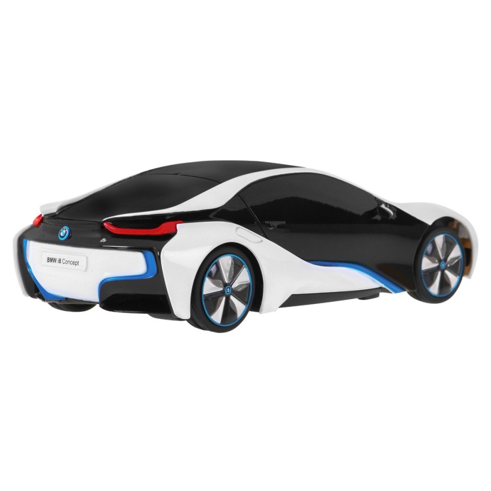 RASTAR RC Auto BMW i8 1:24 na diaľkové ovládanie + LED svetlá, biele