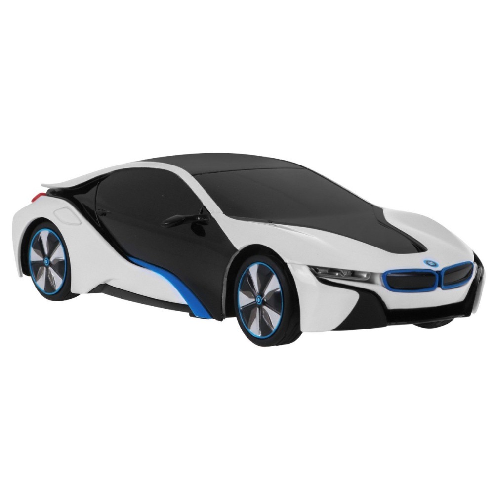 RASTAR RC Auto BMW i8 1:24 na diaľkové ovládanie + LED svetlá, biele