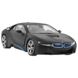 RASTAR RC Auto BMW i8 1:14 + Automatické Dvere na diaľkové ovládanie + LED svetlo, čierne