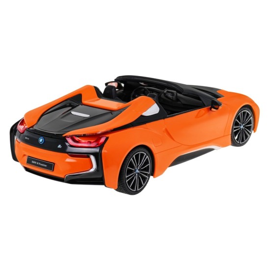 Rastar RC Auto BMW I8 Roadster 1:12 na diaľkové ovládanie, oranžové