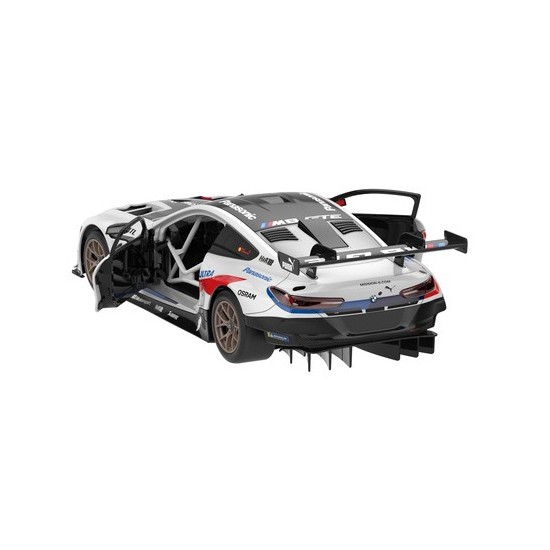 RASTAR RC Konštrukčné Autíčko BMW M8 GTE Building kit na diaľkové ovládanie so svetlom, biele