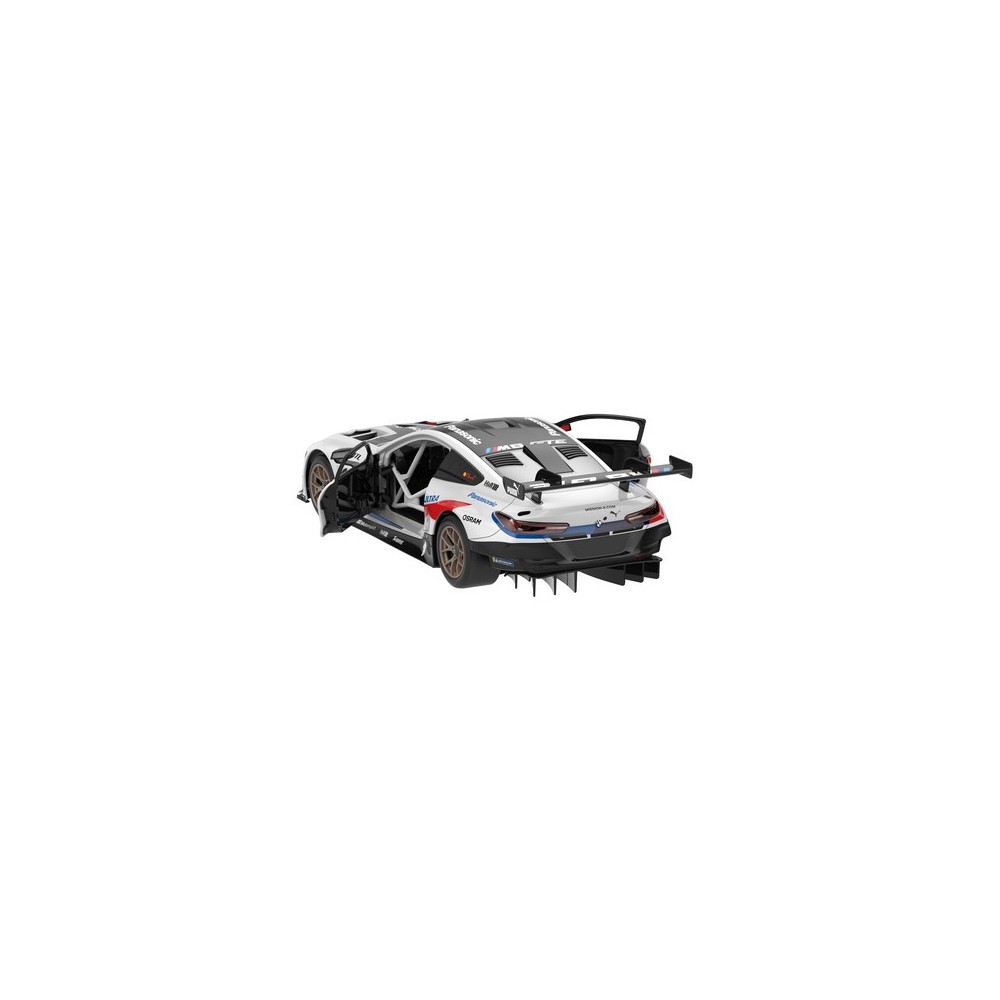 RASTAR RC Konštrukčné Autíčko BMW M8 GTE Building kit na diaľkové ovládanie so svetlom, biele
