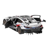 RASTAR RC Konštrukčné Autíčko BMW M8 GTE Building kit na diaľkové ovládanie so svetlom, biele