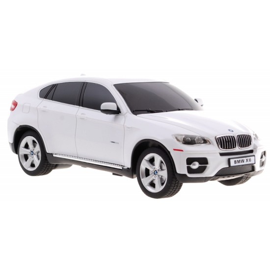 RASTAR RC Auto BMW X 6 1:24 na diaľkové ovládanie, biele