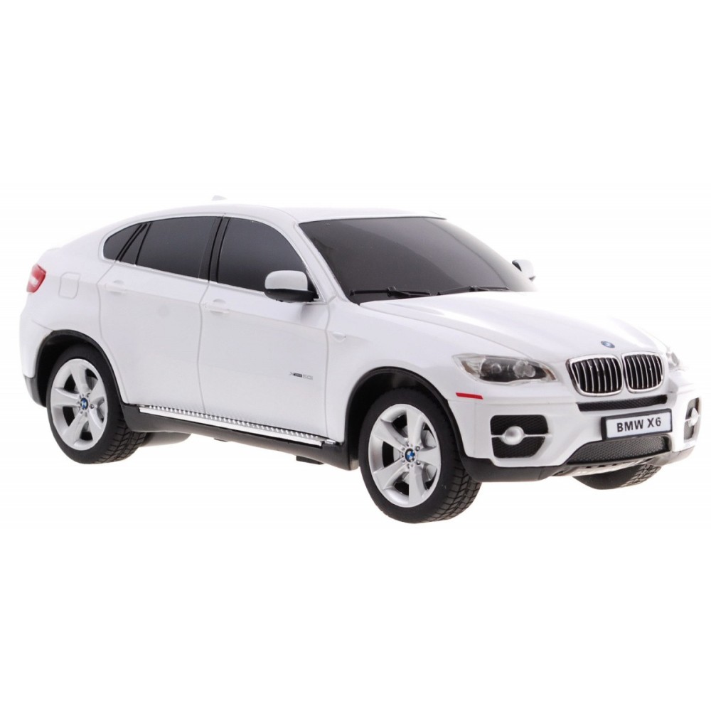 RASTAR RC Auto BMW X 6 1:24 na diaľkové ovládanie, biele