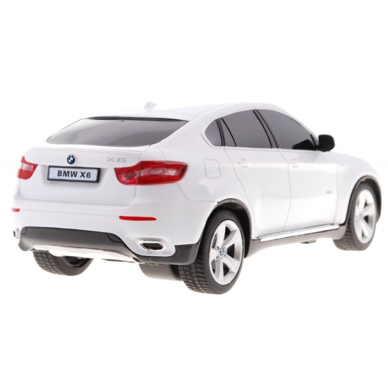 RASTAR RC Auto BMW X 6 1:24 na diaľkové ovládanie, biele
