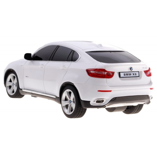 RASTAR RC Auto BMW X 6 1:24 na diaľkové ovládanie, biele