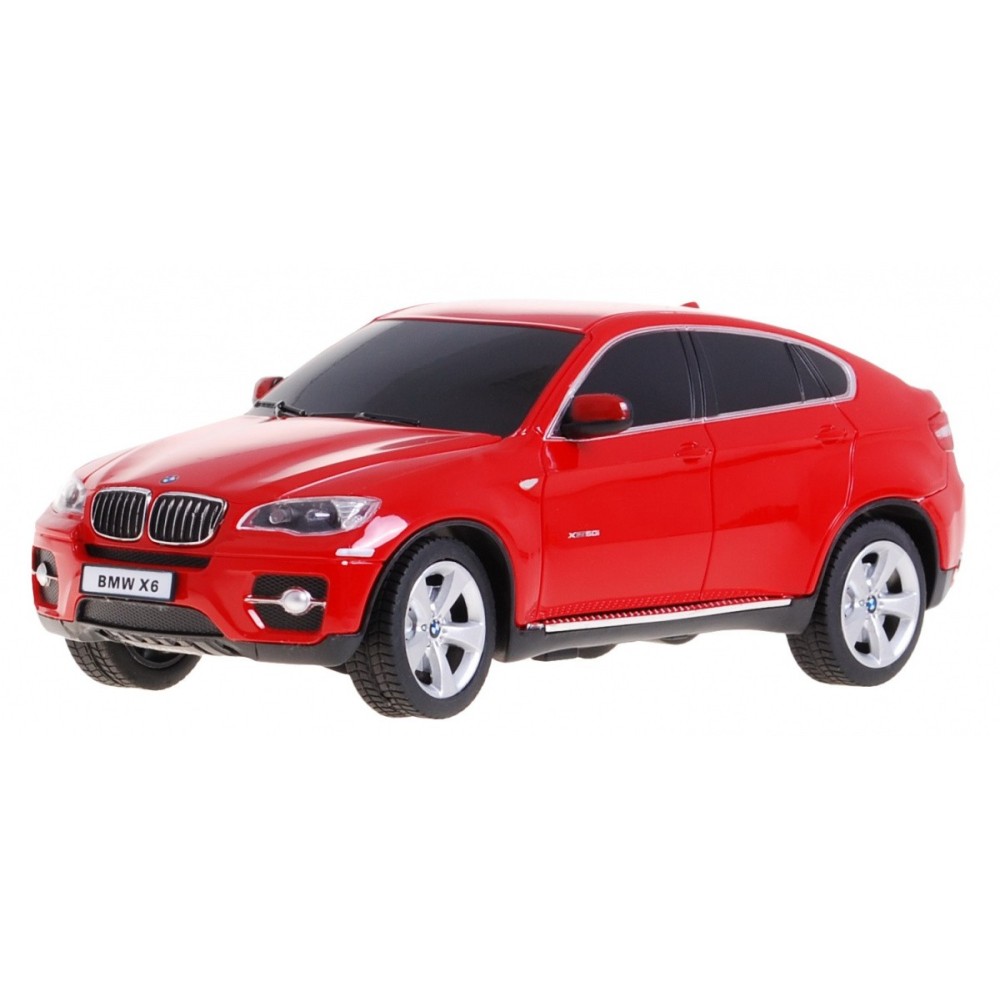 RASTAR RC Auto BMW X 6 1:24 na diaľkové ovládanie, červené
