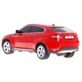 RASTAR RC Auto BMW X 6 1:24 na diaľkové ovládanie, červené