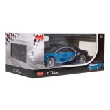 RASTAR RC Auto Bugatti Chiron 1:14 na diaľkové ovládanie + LED svetlo, modré