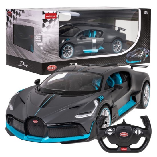 Rastar RC Auto Bugatti Divo 1:14 na diaľkové ovládanie, modré