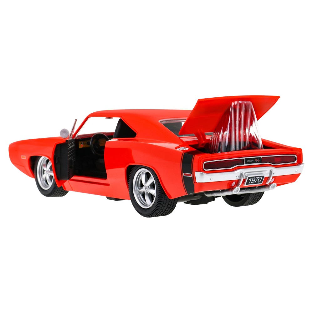 RASTAR RC Auto Dodge Charger R T 1:16 na diaľkové ovládanie s LED Svetlom a Zvukom, červené