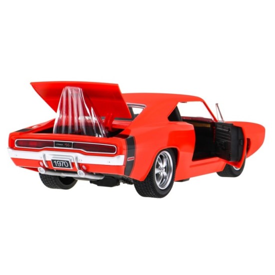 RASTAR RC Auto Dodge Charger R T 1:16 na diaľkové ovládanie s LED Svetlom a Zvukom, červené