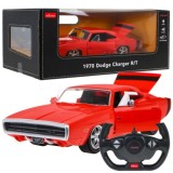 RASTAR RC Auto Dodge Charger R T 1:16 na diaľkové ovládanie s LED Svetlom a Zvukom, červené