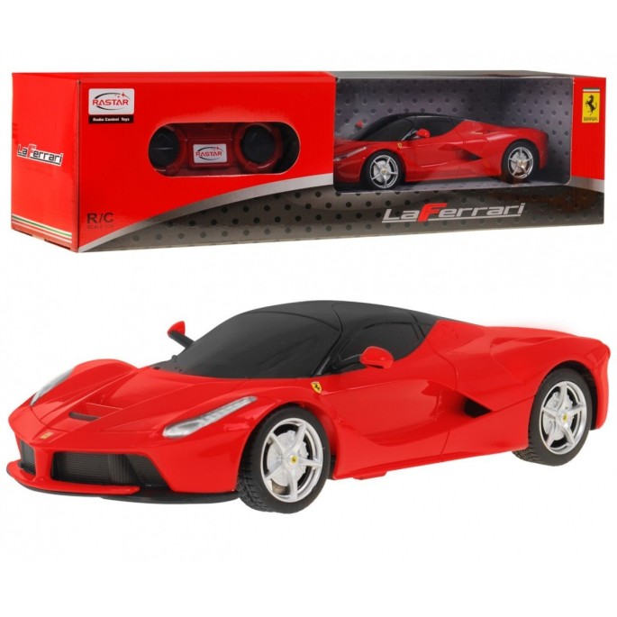 Rastar RC Auto Ferrari LaFerrari 1:24 na diaľkové ovládanie, červené