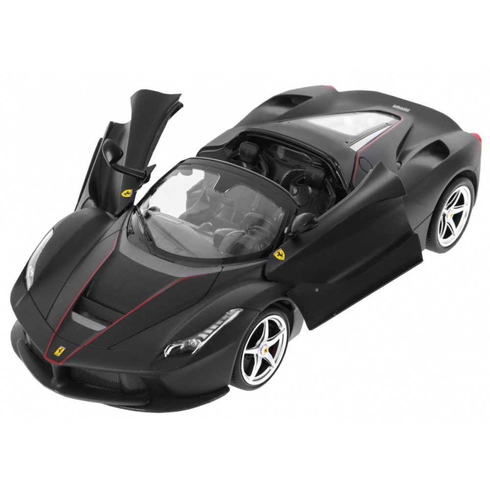 Rastar RC Auto Ferarri LaFerrari Aperta red 1:14 na diaľkové ovládanie + LED svetlá, čierne