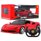 Rastar RC Auto Ferrari SF90 1:14 na diaľkové ovládanie + LED svetlá, červené
