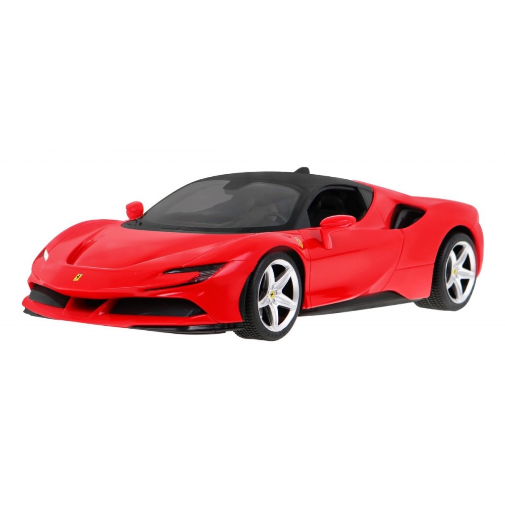 Rastar RC Auto Ferrari SF90 1:14 na diaľkové ovládanie + LED svetlá, červené