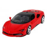 Rastar RC Auto Ferrari SF90 1:14 na diaľkové ovládanie + LED svetlá, červené
