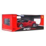 Rastar RC Auto Ferrari SF90 1:14 na diaľkové ovládanie + LED svetlá, červené
