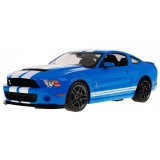 Rastar RC Auto Ford Shelby Mustang GT500 1:14 na diaľkové ovládanie + LED svetlo, modré