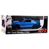Rastar RC Auto Ford Shelby Mustang GT500 1:14 na diaľkové ovládanie + LED svetlo, modré