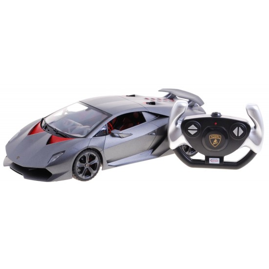 Rastar RC Auto Lamborghini Sesto Elemento 1:14 na diaľkové ovládanie, sivé matné