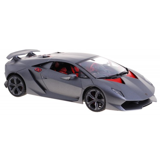 Rastar RC Auto Lamborghini Sesto Elemento 1:14 na diaľkové ovládanie, sivé matné