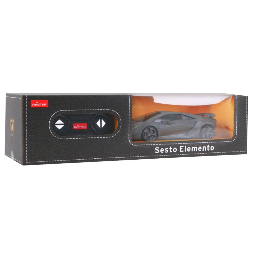 Rastar RC Auto Lamborghini Sesto Elemento 1:24 na diaľkové ovládanie, sivé matné