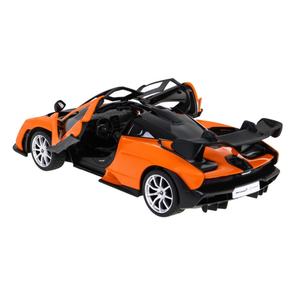 Rastar RC Auto McLaren Senna 1:14 na diaľkové ovládanie so sveltom, oranžové