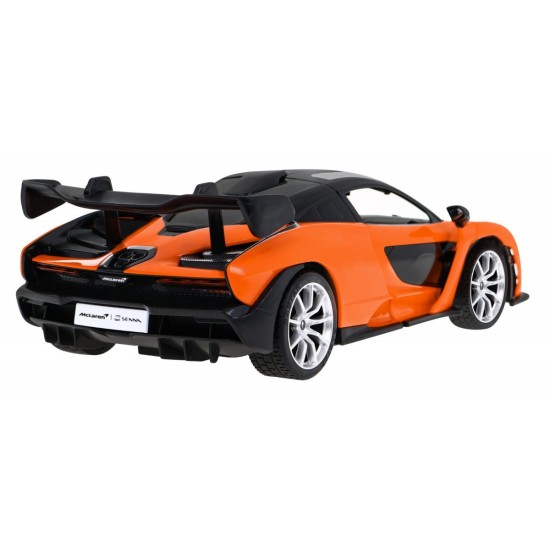 Rastar RC Auto McLaren Senna 1:14 na diaľkové ovládanie so sveltom, oranžové