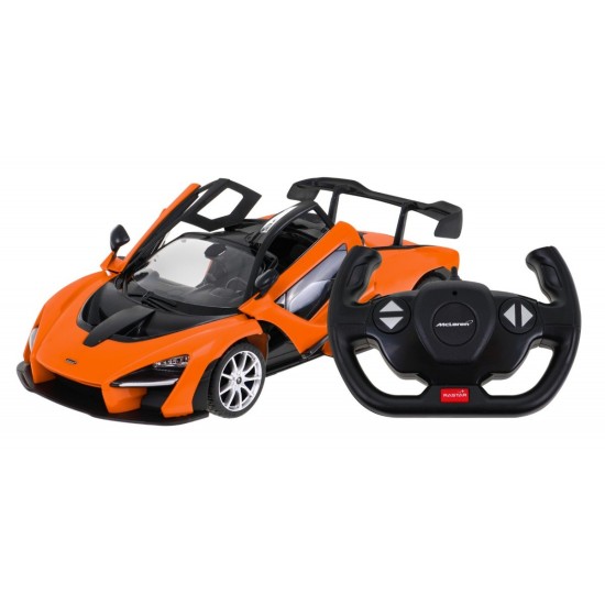 Rastar RC Auto McLaren Senna 1:14 na diaľkové ovládanie so sveltom, oranžové