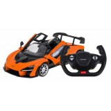 Rastar RC Auto McLaren Senna 1:14 na diaľkové ovládanie so sveltom, oranžové