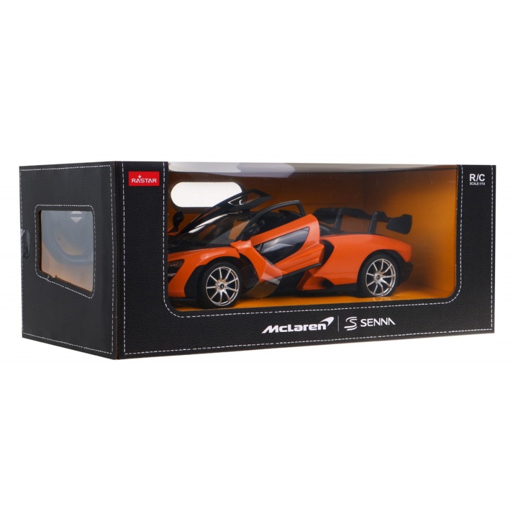 Rastar RC Auto McLaren Senna 1:14 na diaľkové ovládanie so sveltom, oranžové