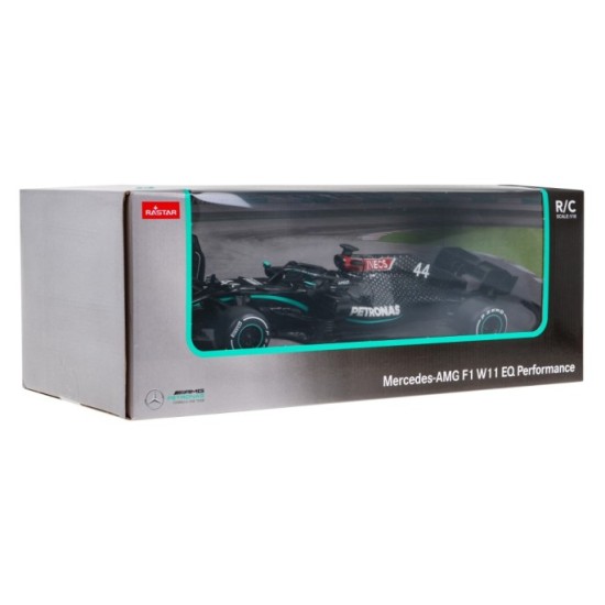 Rastar RC Auto Formula Mercedes-AMG F1 W11 EQ Performance 1:18 na diaľkové ovládanie, čierna