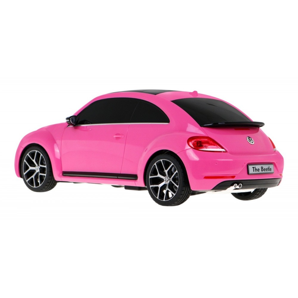 Rastar RC Auto Volkswagen Beetle 1:14 na diaľkové ovládanie + Led Svetlá, ružové